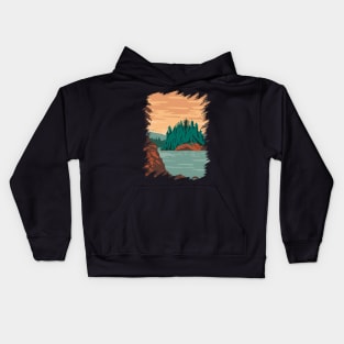 Isle Royale National Park Kids Hoodie